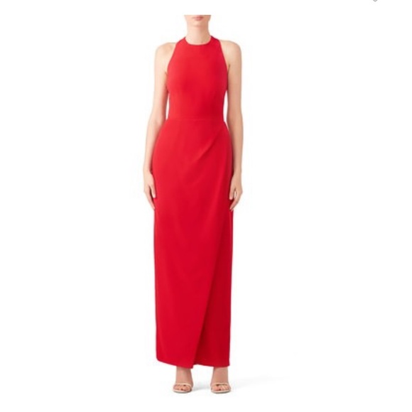 js collections red dress